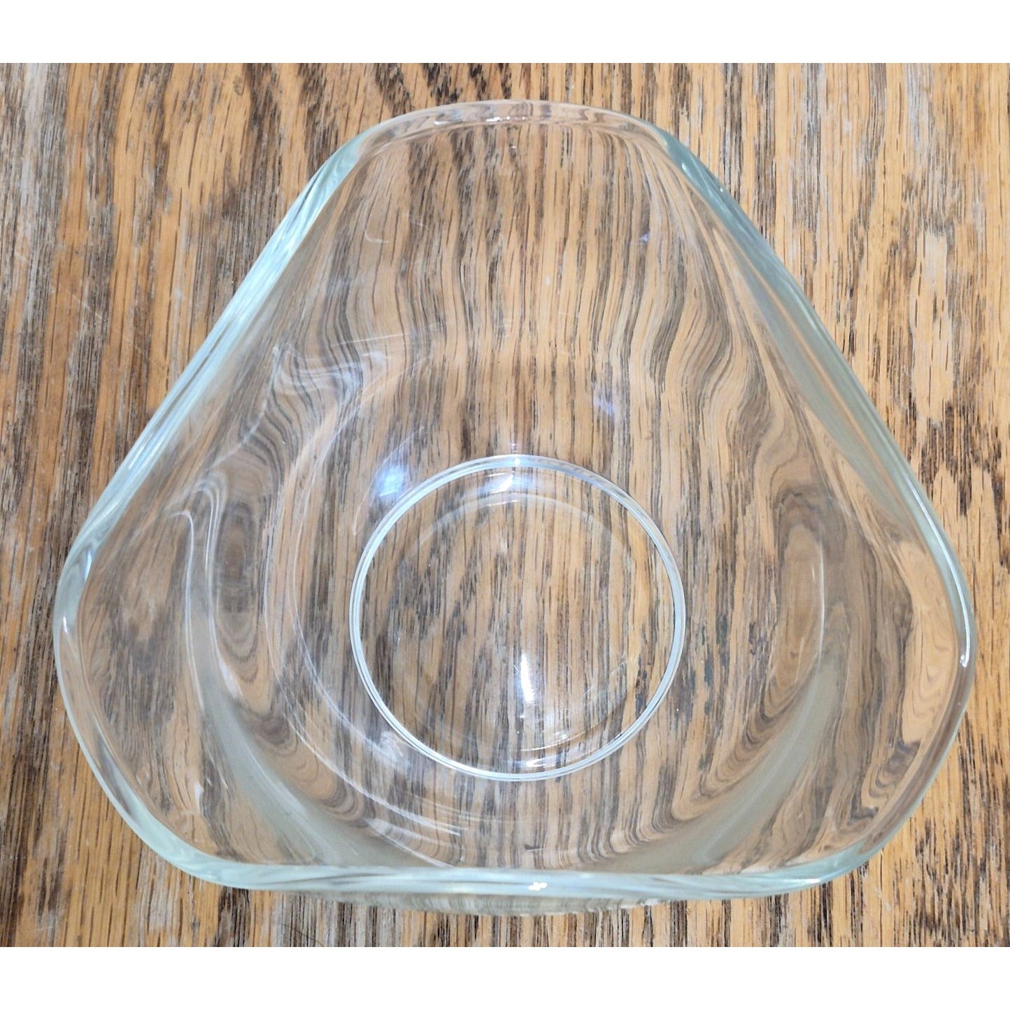 Vintage Wavy Triangle Bowl