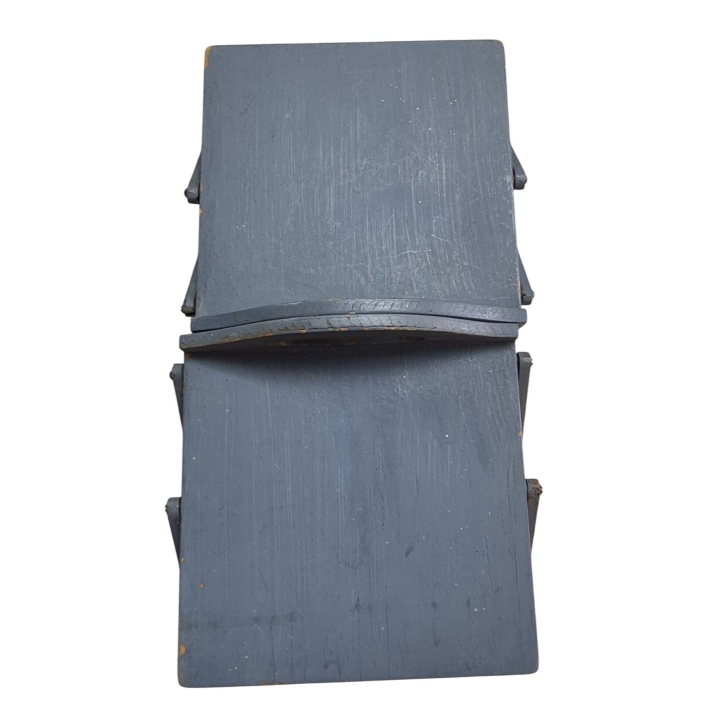 Vintage Wooden Cantilever Sewing Box Organizer