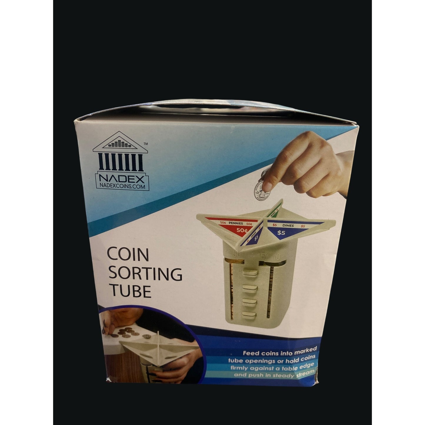Nadex Coin Sorting Tube