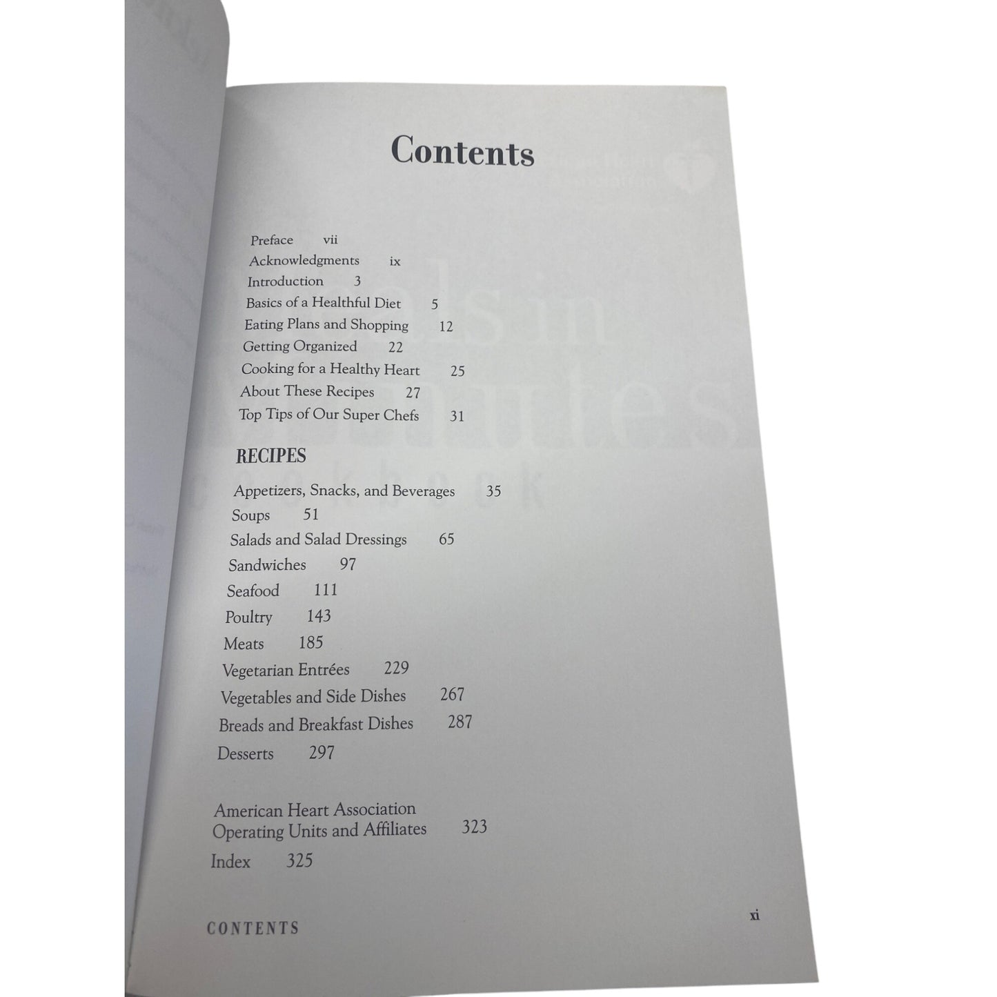 American Heart Association "Meals In Minutes" Cookbook