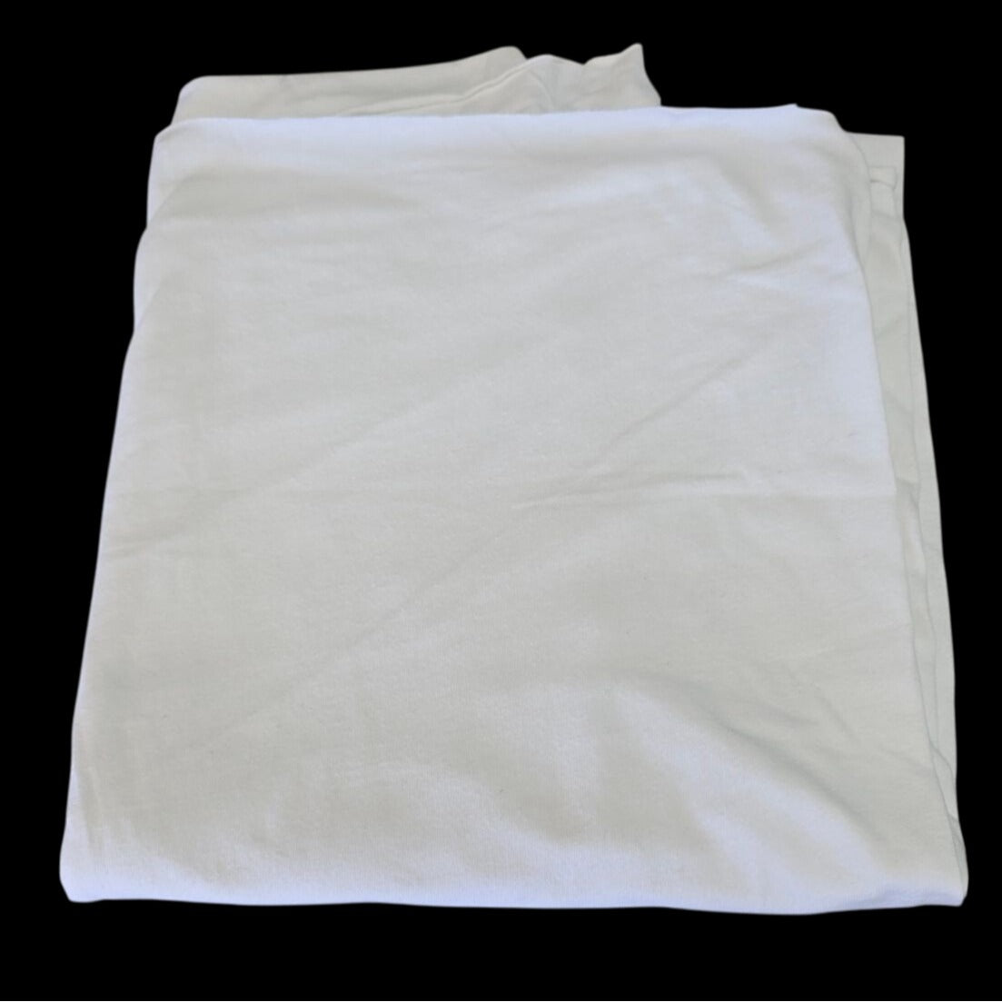 White Knit T-Shirt Fabric Material 41" W x 52" L