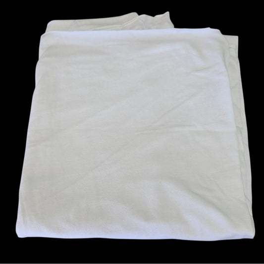 White Knit T-Shirt Fabric Material 41" W x 52" L