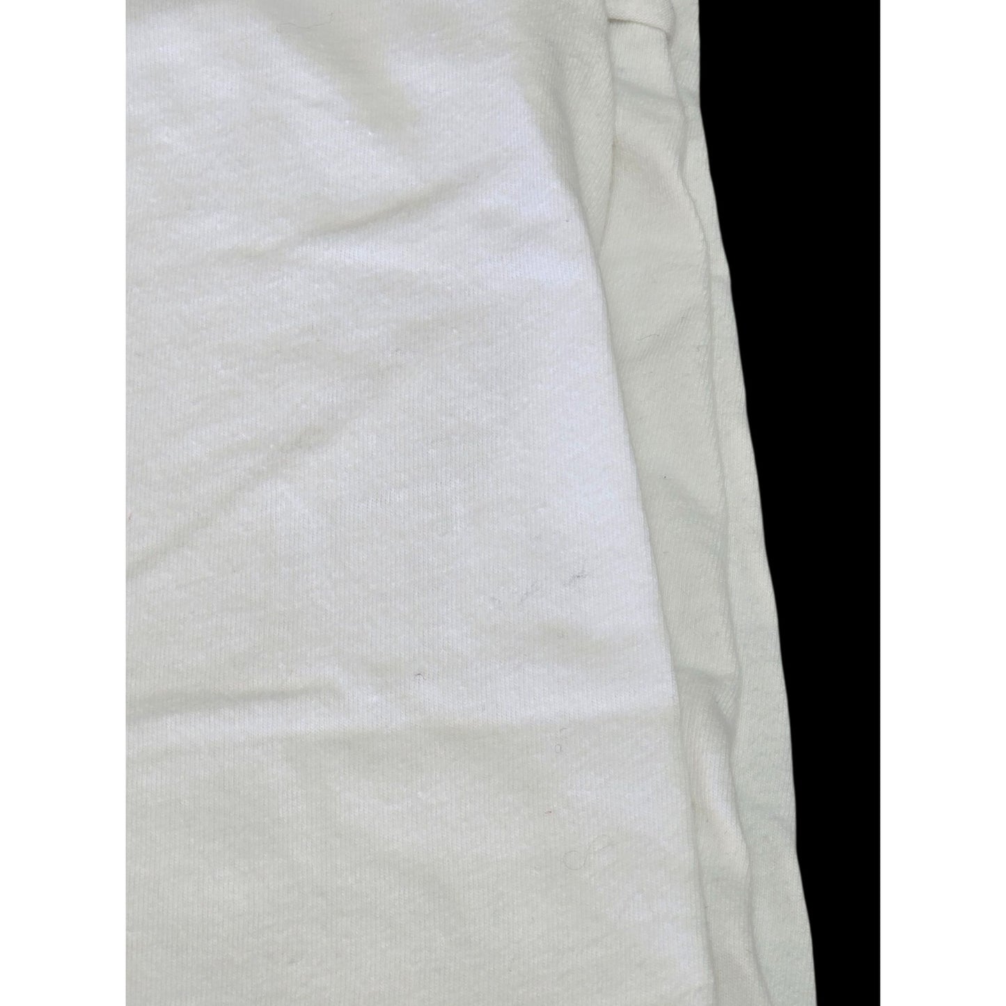 White Knit T-Shirt Fabric Material 41" W x 52" L