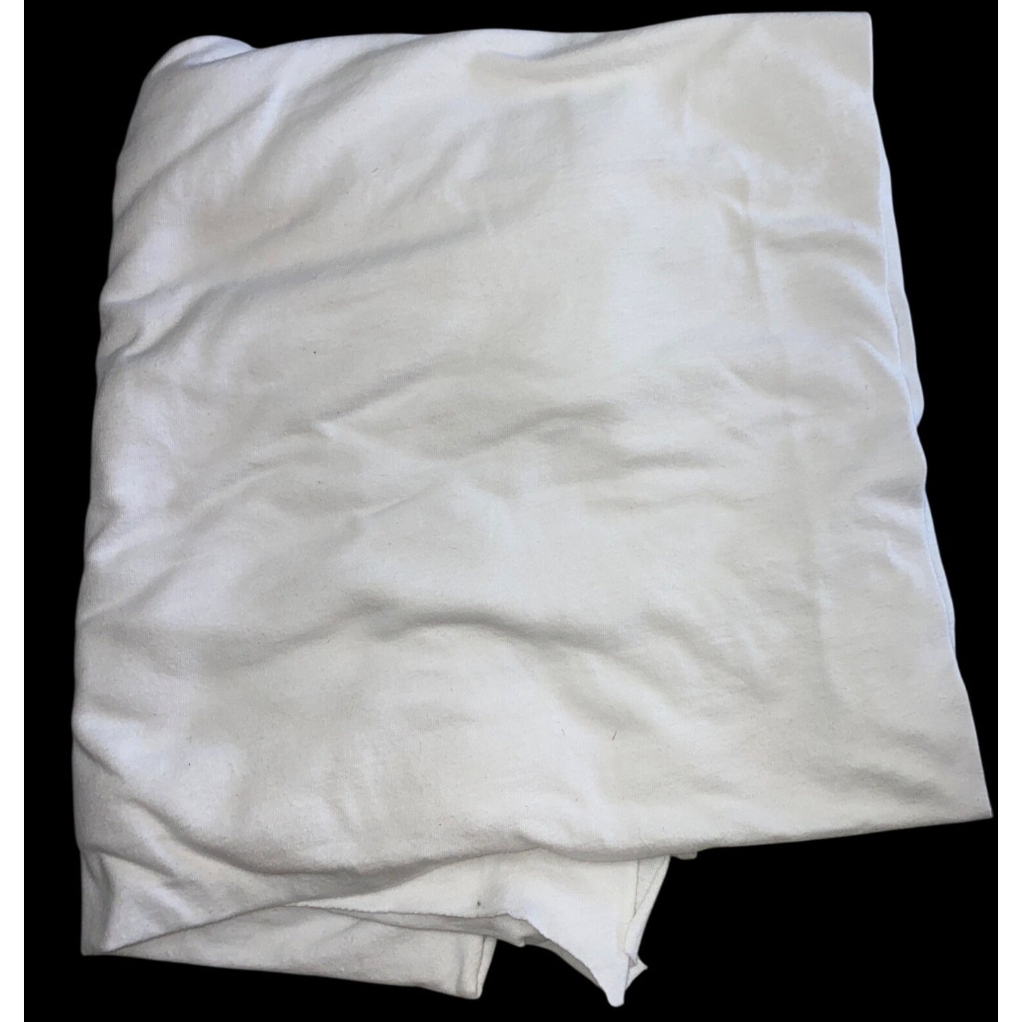 White Knit T-Shirt Fabric Material 41" W x 52" L