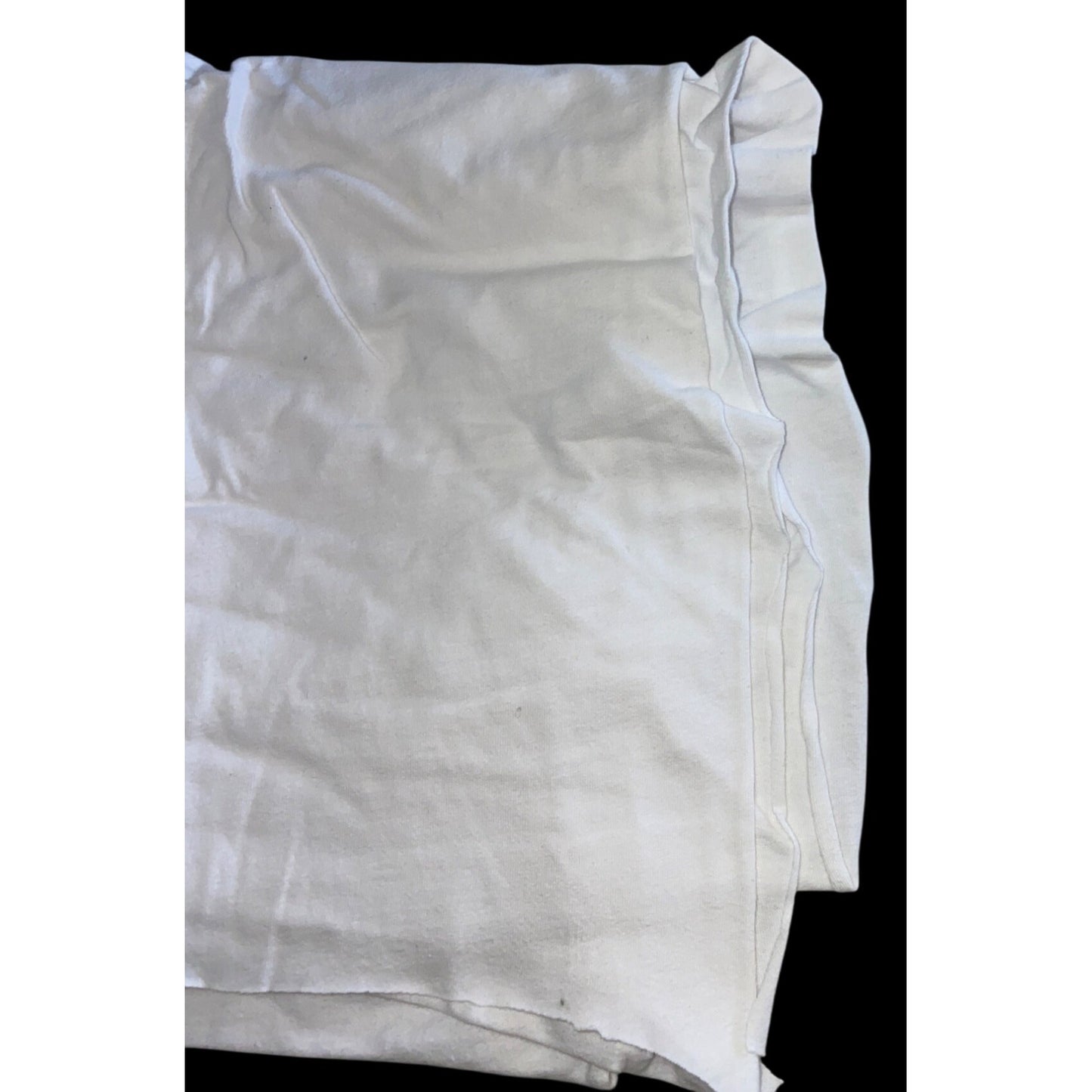 White Knit T-Shirt Fabric Material 41" W x 52" L