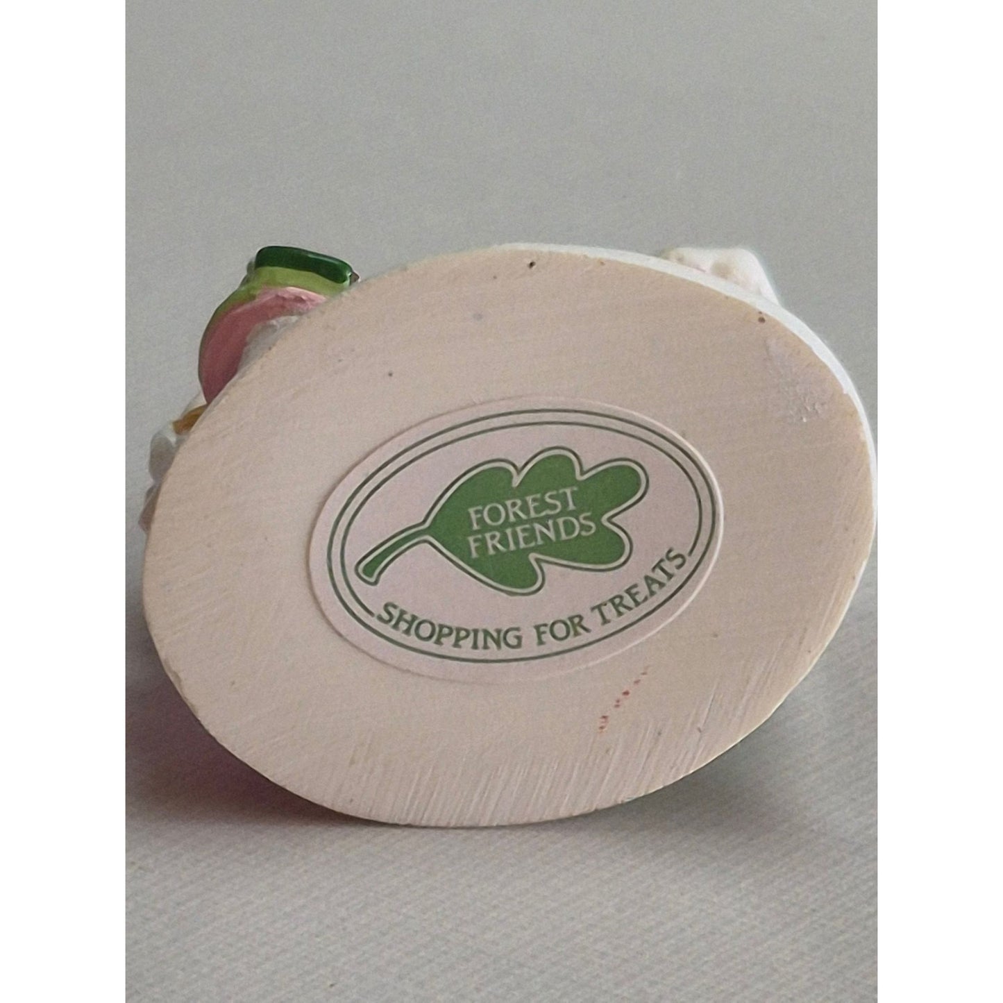 Avon Forest Friends Shopping For Treats Mini Figurine Christmas Decor