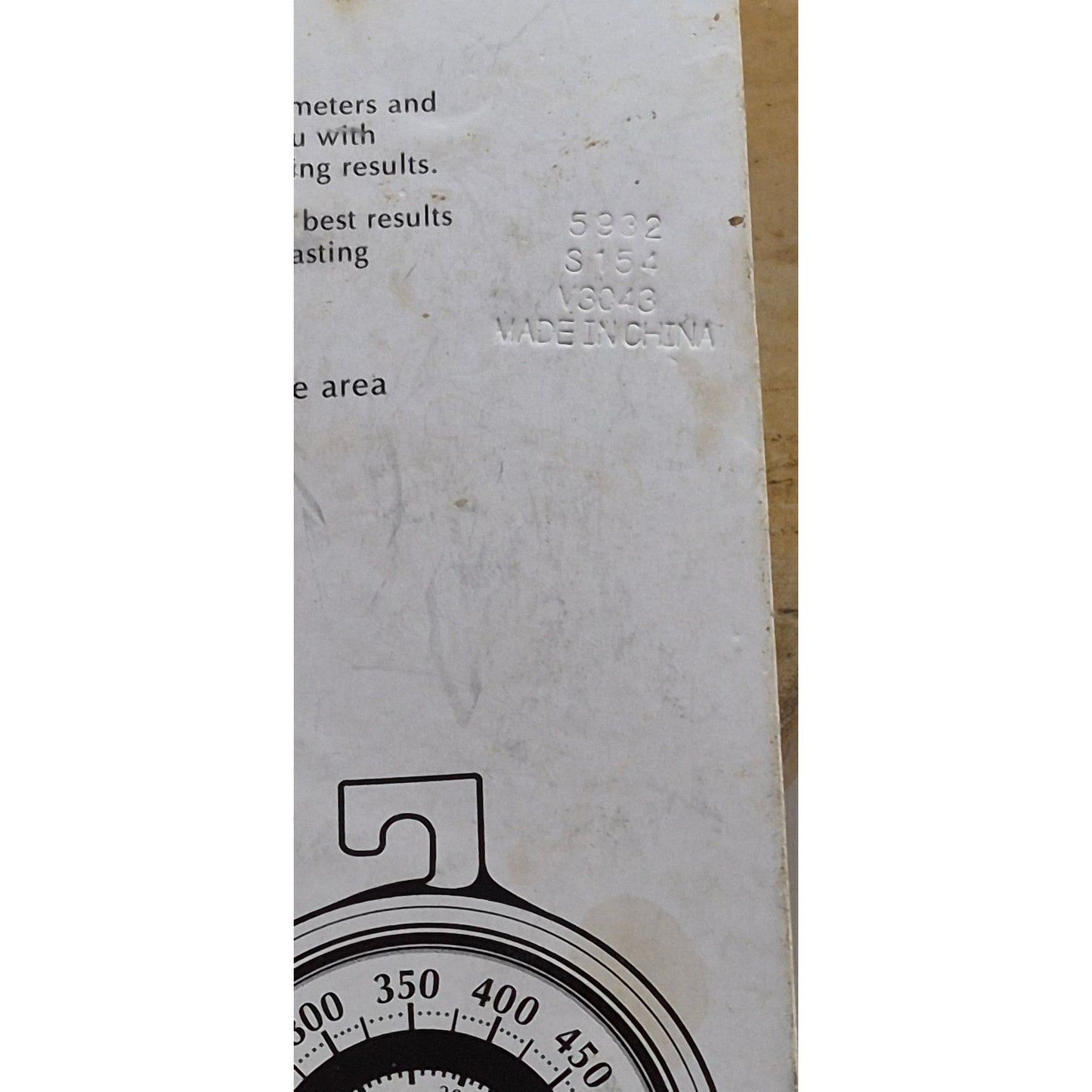 Taylor Oven Thermometer 5932 NSF Certified Stainless Steel 100°F-600°F