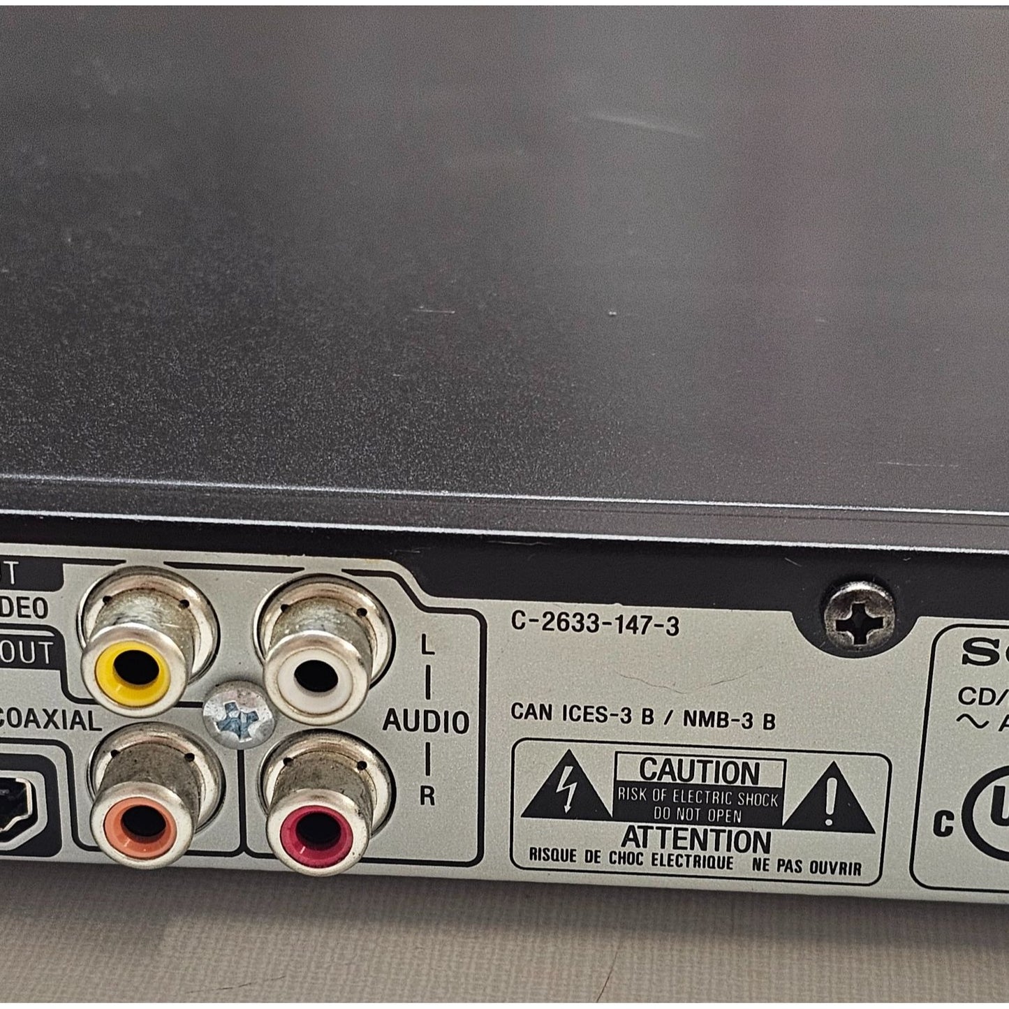 Sony CD/DVD Player & Remote