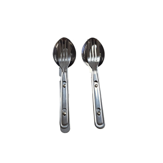 Stainless Steel Camping Utensil Set x 2