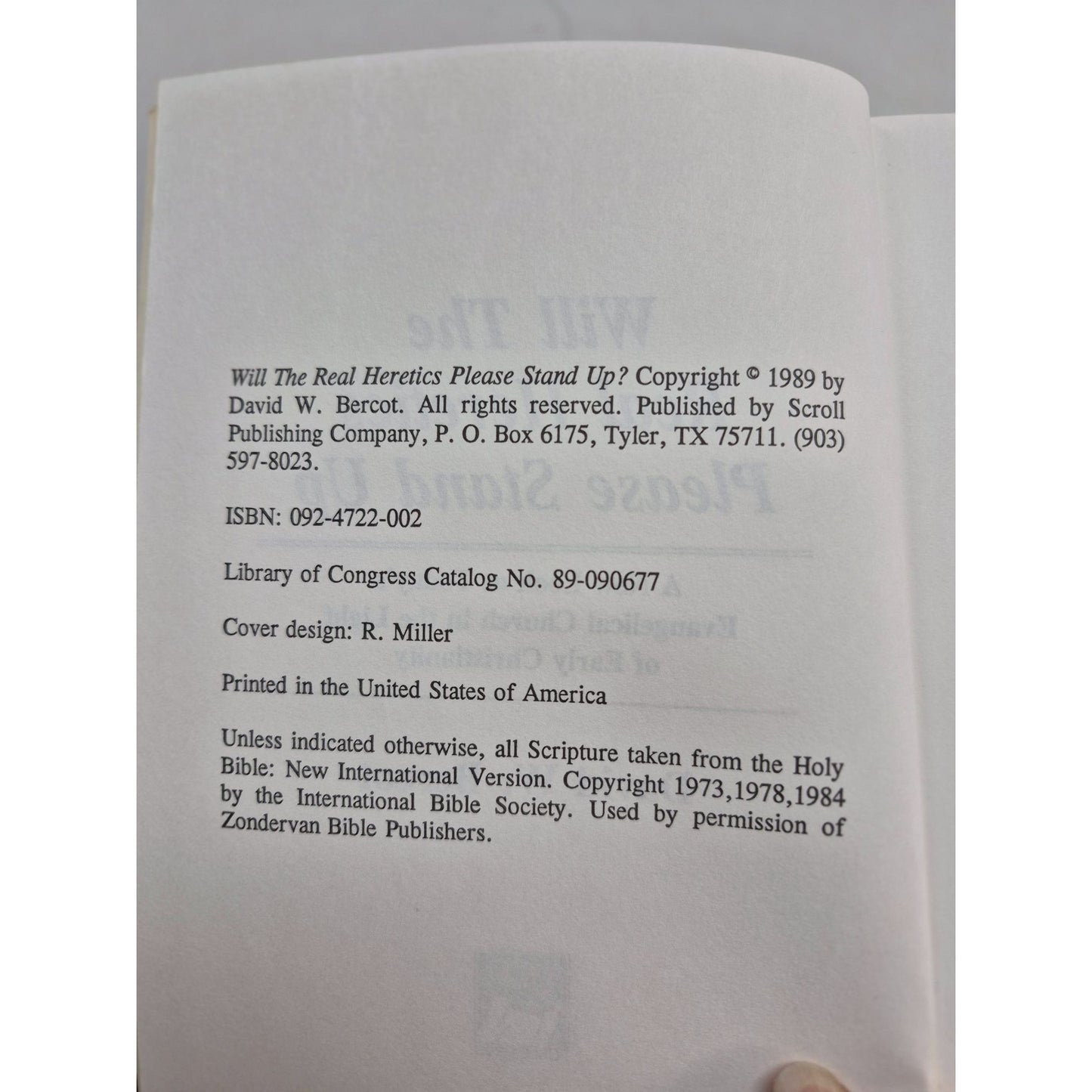 Will The Real Heretics Please Stand Up By David W. Bercot