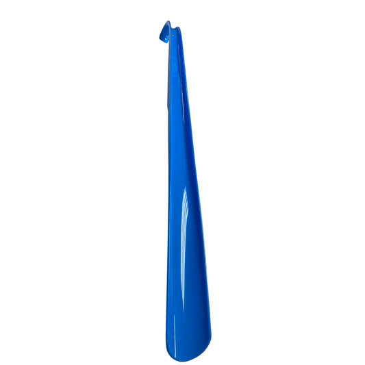 Extra Long Blue Plastic Shoe Horn