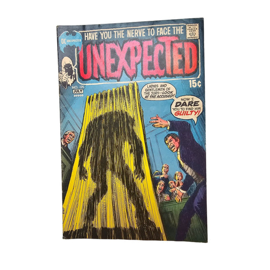 Vintage 1970 DC Comics The Unexpected Issue #125 Horror Comic Book 15¢ Cover Price