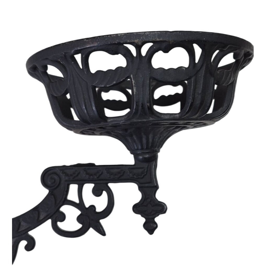 Cast Iron Oil Lamp Wall Swing Arm Holder 12"