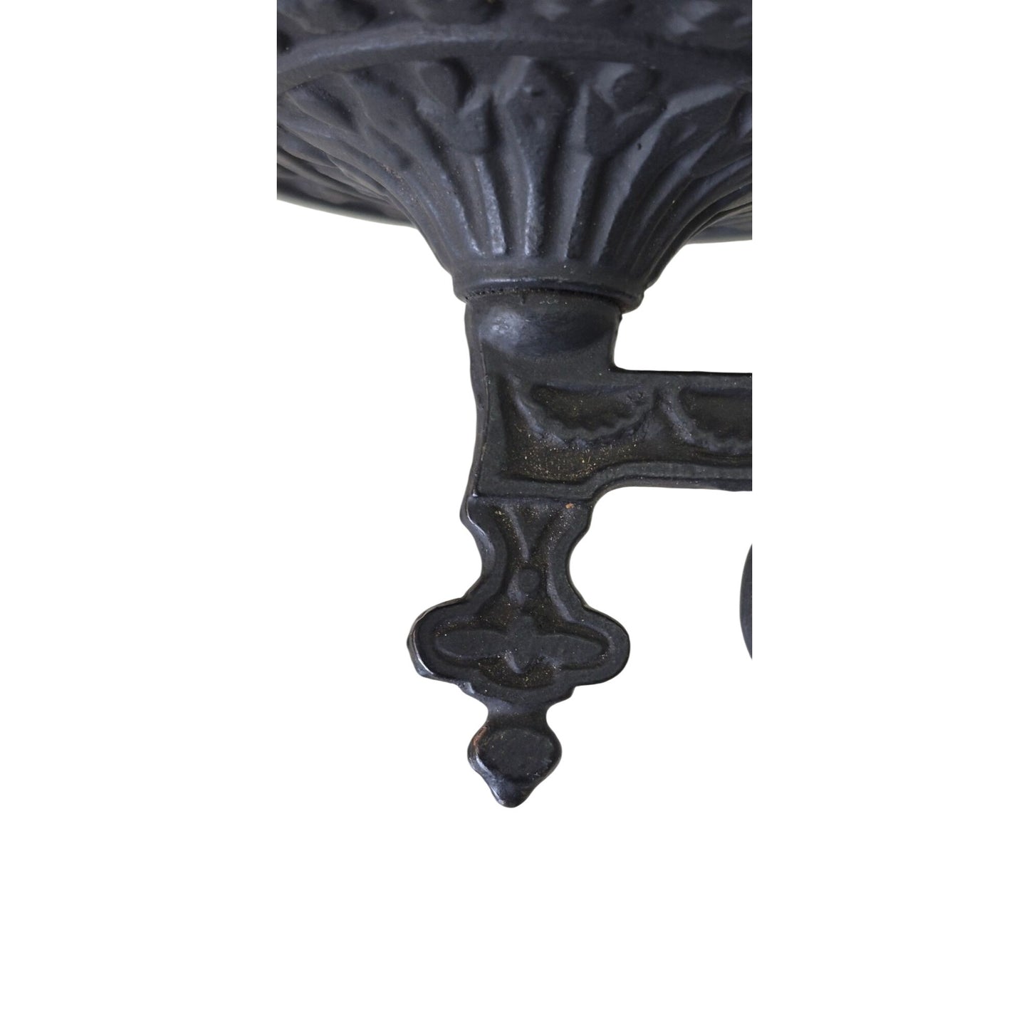 Cast Iron Oil Lamp Wall Swing Arm Holder 12"