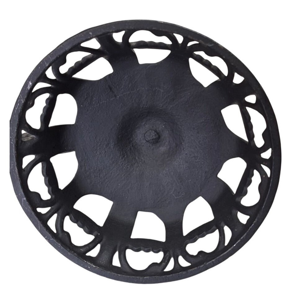 Cast Iron Oil Lamp Wall Swing Arm Holder 12"