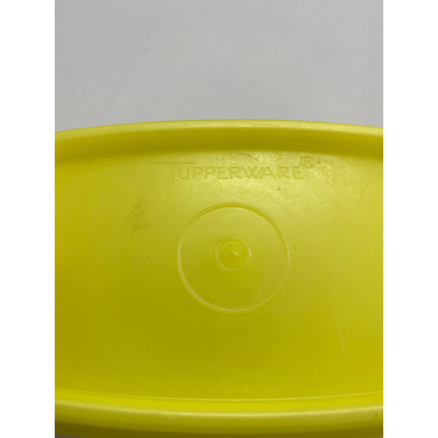 Tupperware Yellow Rectangle Storage Container 1244-3