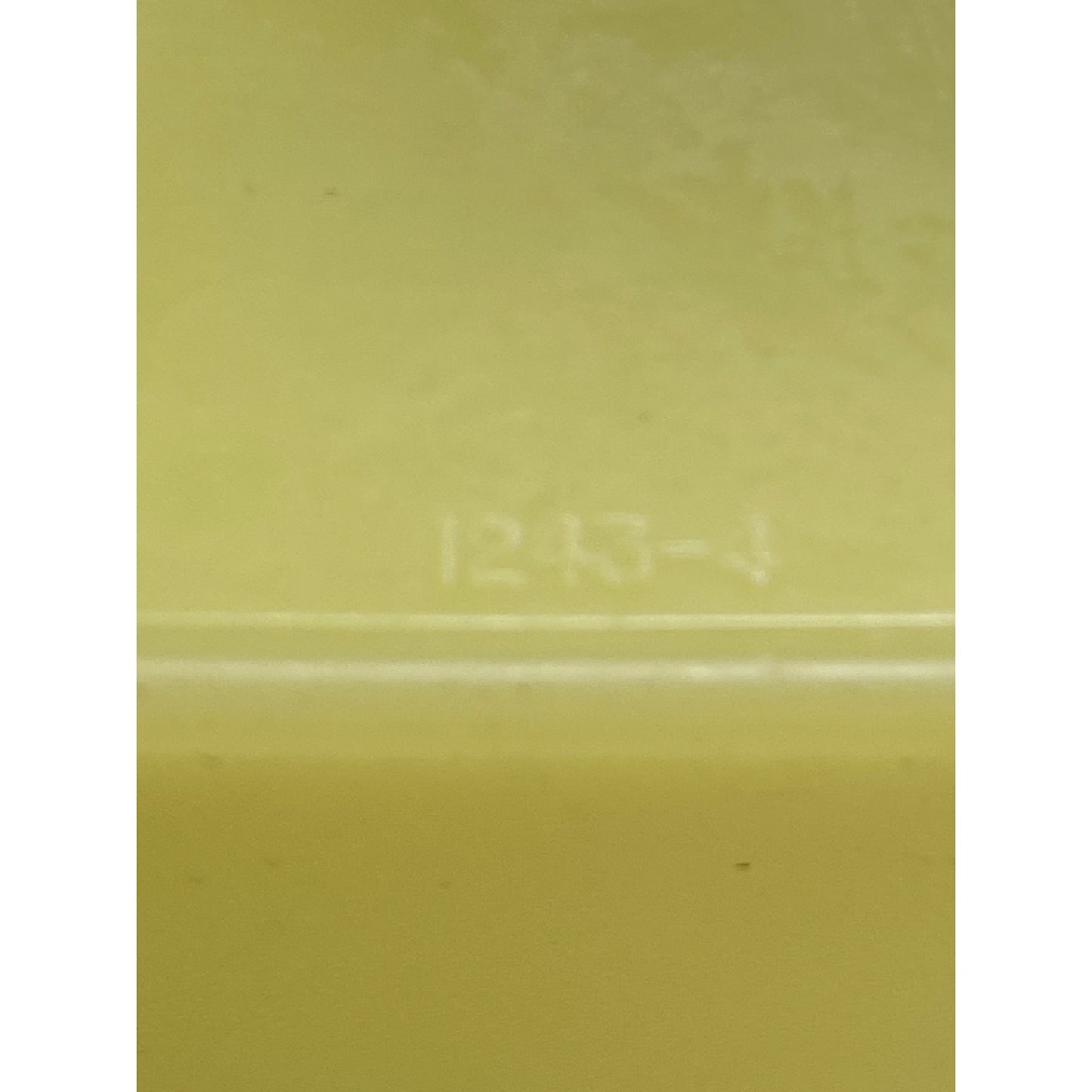 Tupperware Yellow Rectangle Storage Container 1244-3