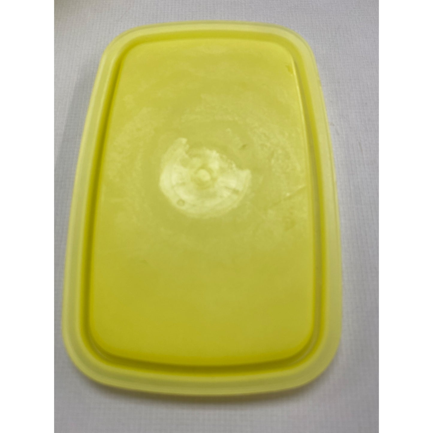 Tupperware Yellow Rectangle Storage Container 1244-3