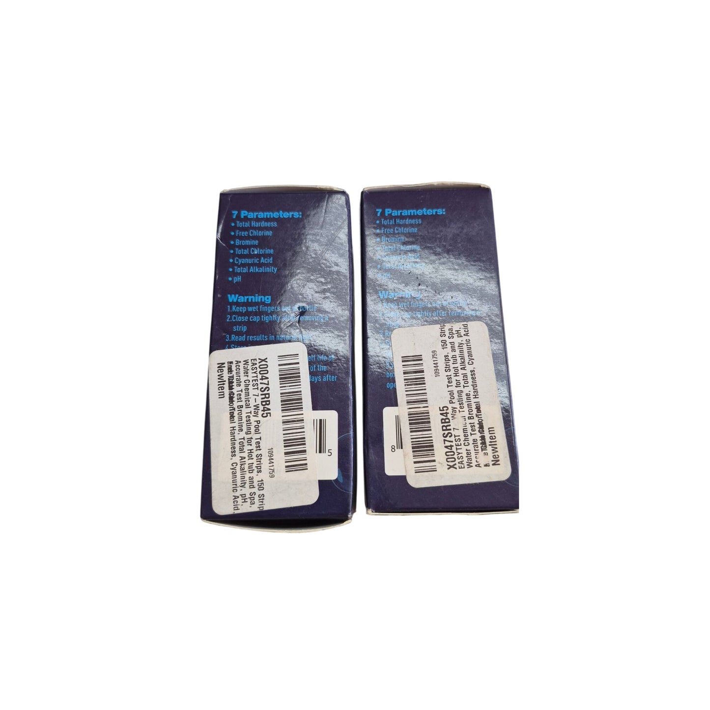 2 pk Easytest 7-In-1 Pool & Spa Test Strips