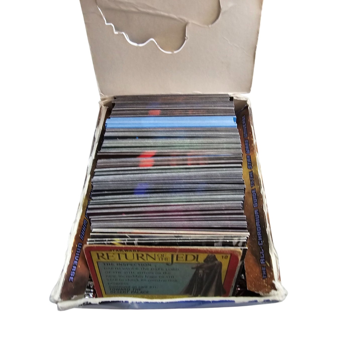 Large Lot Star Wars Finest Deluxe Chromium Trading Cards