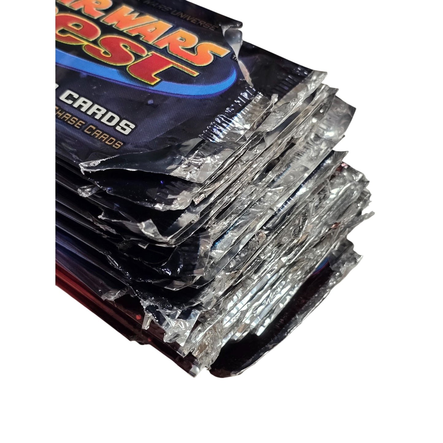 Large Lot Star Wars Finest Deluxe Chromium Trading Cards