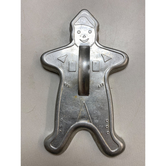 Vintage Aluminum Gingerbread Boy Cookie Cutter