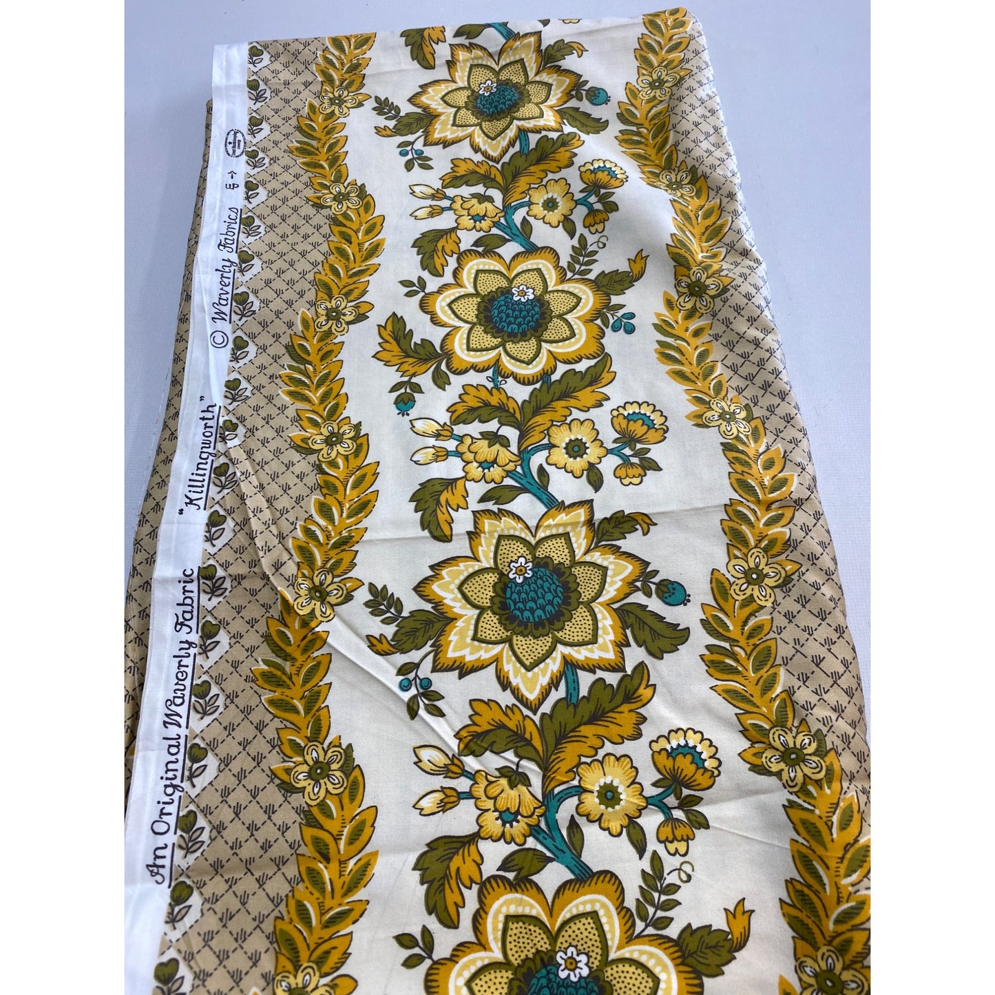 Vintage Waverly Cotton 44" Wide X 156" - 4.33 yds