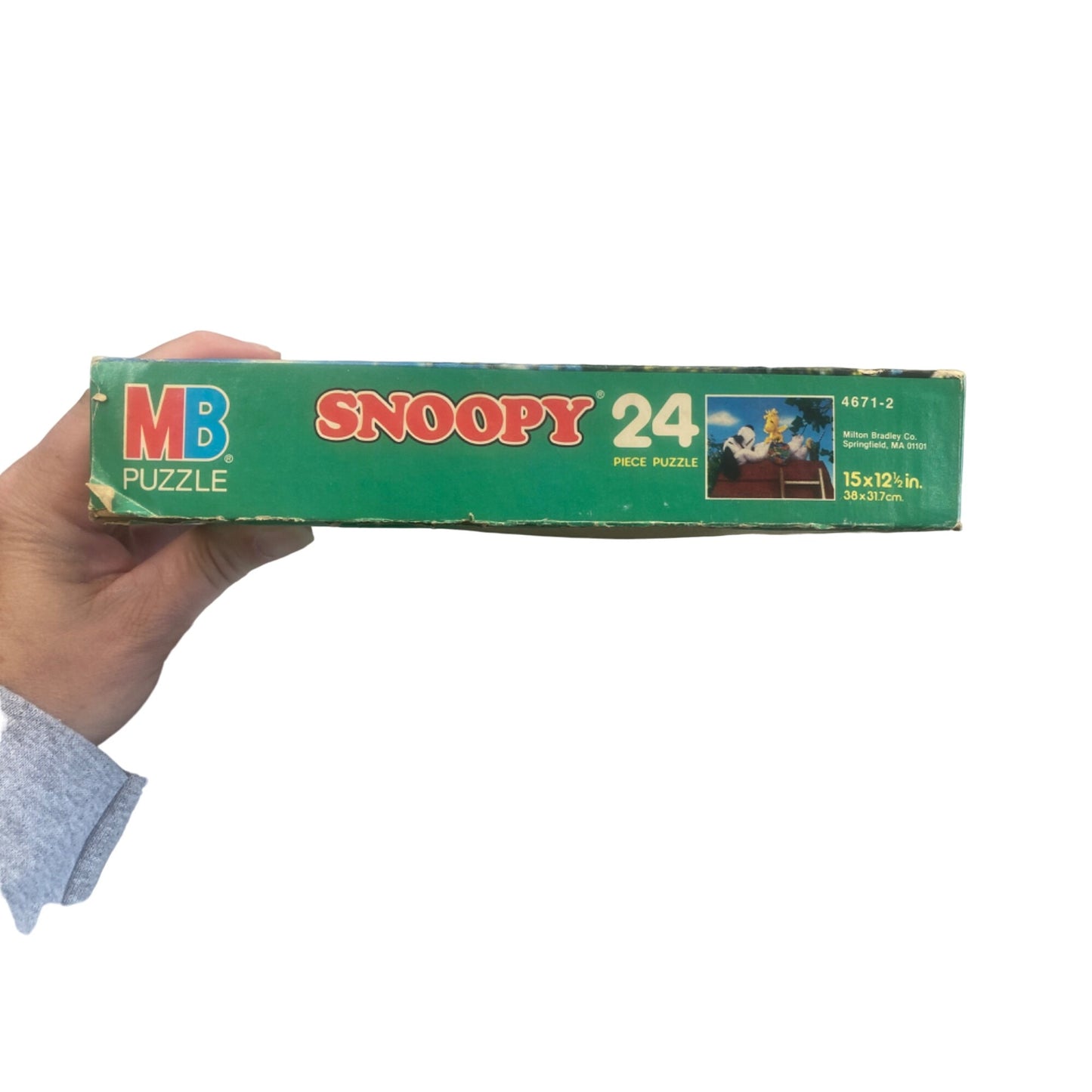 MB Puzzle Snoopy 24-Piece Jigsaw Ages 3 To 7 Featuring Snoopy & Woodstock Vintage