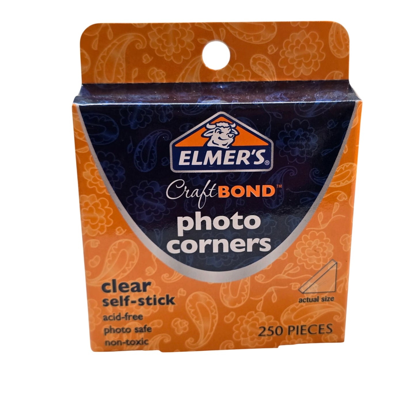 Elmers CraftBond Photo Corners Clear 250 Pieces