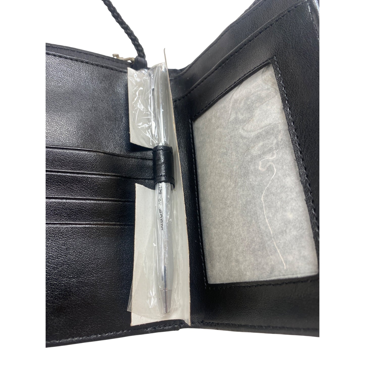 Buxton Genuine Leather Organizer Wallet With Pen