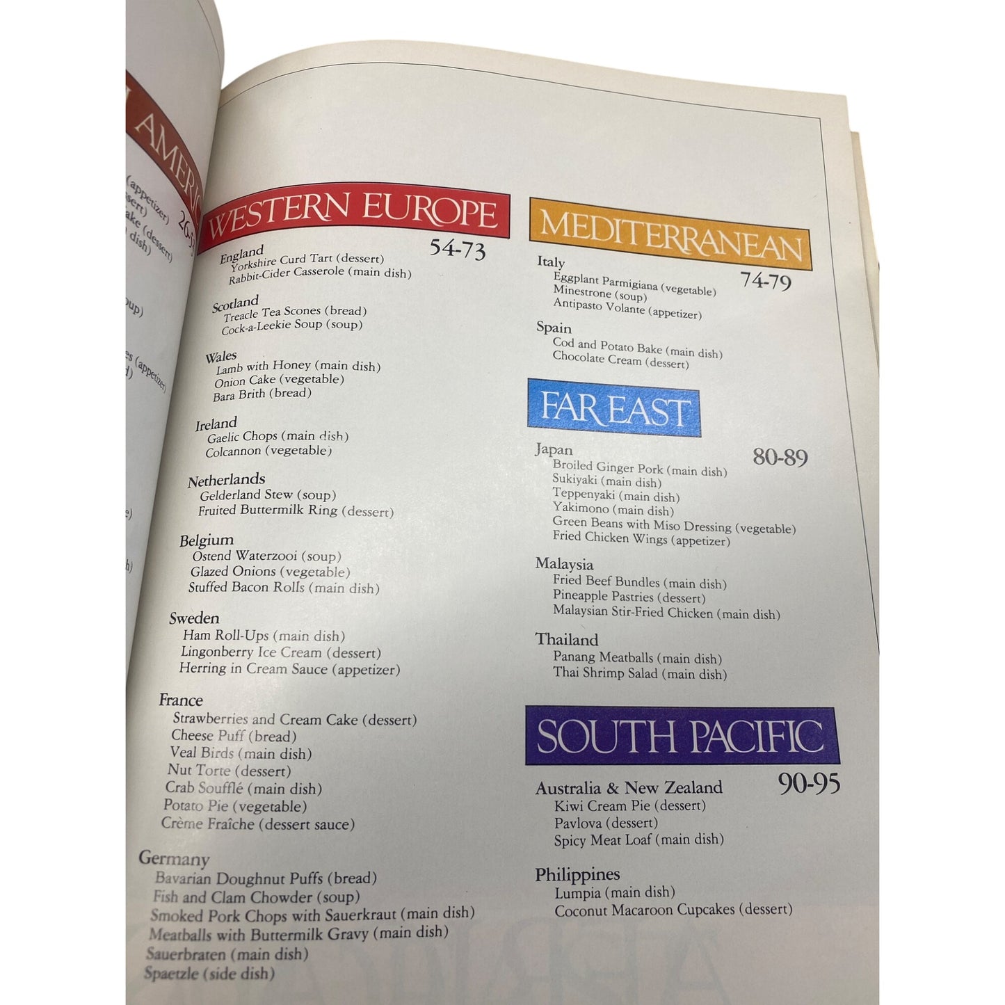 The Avon International Cookbook Hardcover