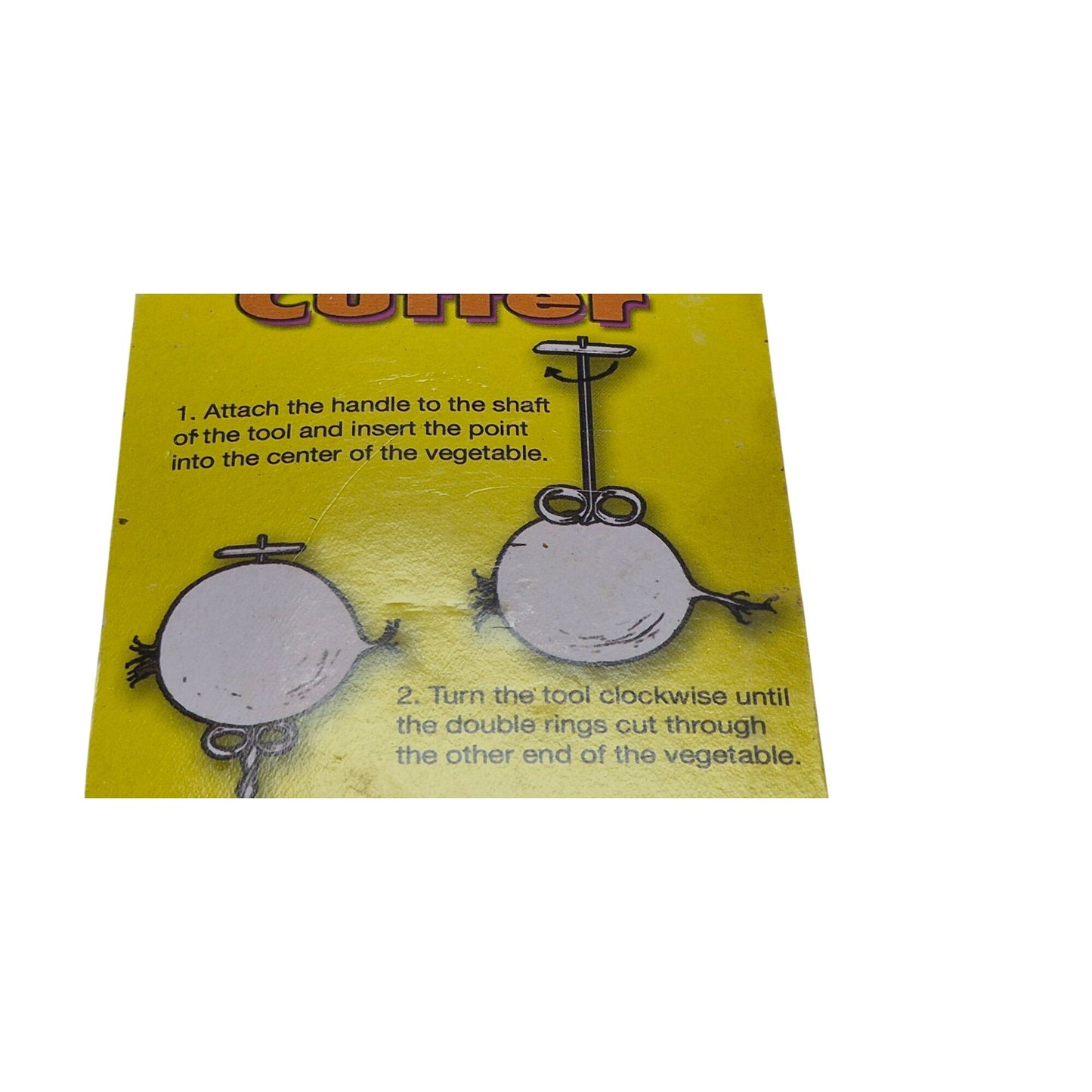 Chef Harveys Twin Curl Vegetable Cutter #4403 Ergonomic Design