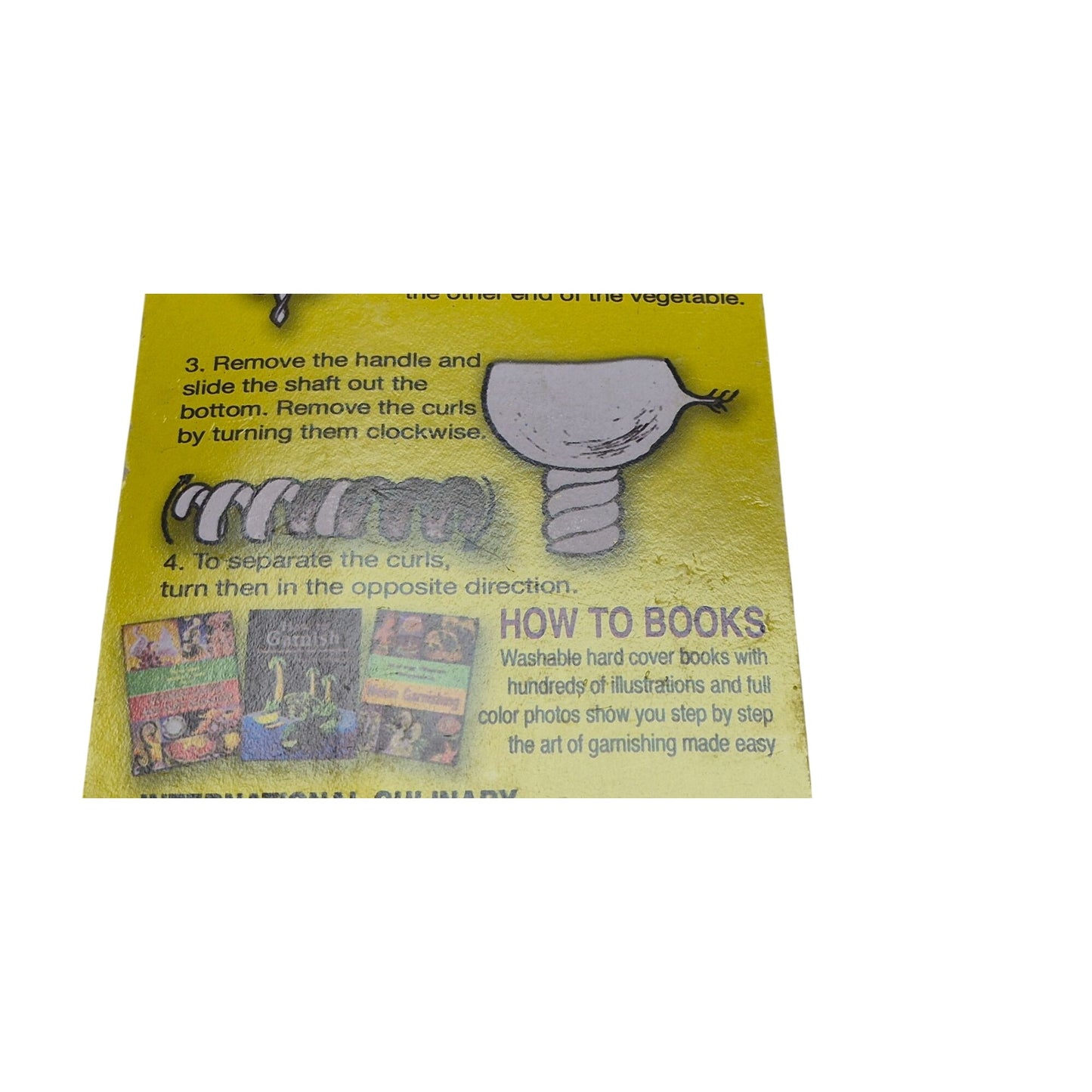 Chef Harveys Twin Curl Vegetable Cutter #4403 Ergonomic Design