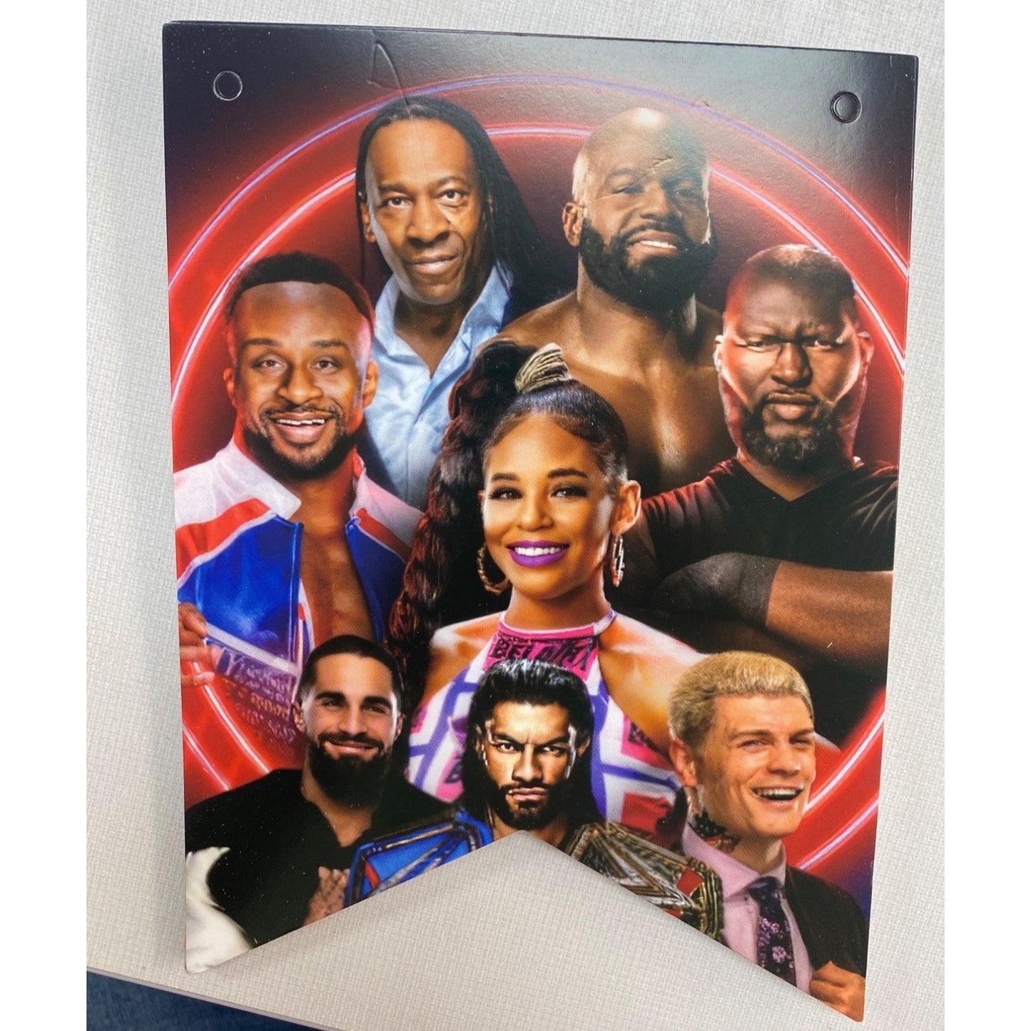 WWE Wrestling Happy Birthday Party Kit Banner Cake Cupcake Toppers