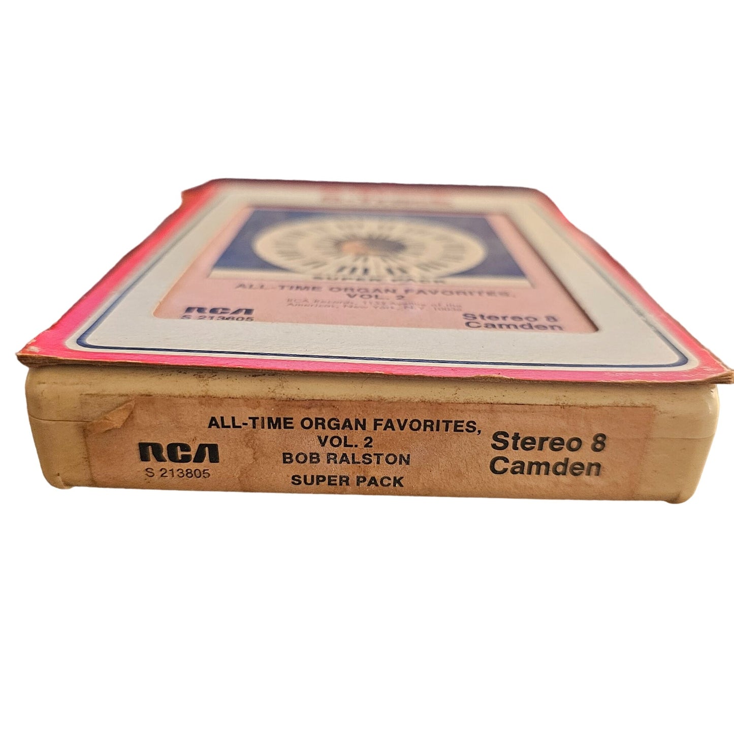 Bob Ralston All-Time Organ Favorites Vol. 2 8-Track Cartridge RCA Stereo 8 Camden