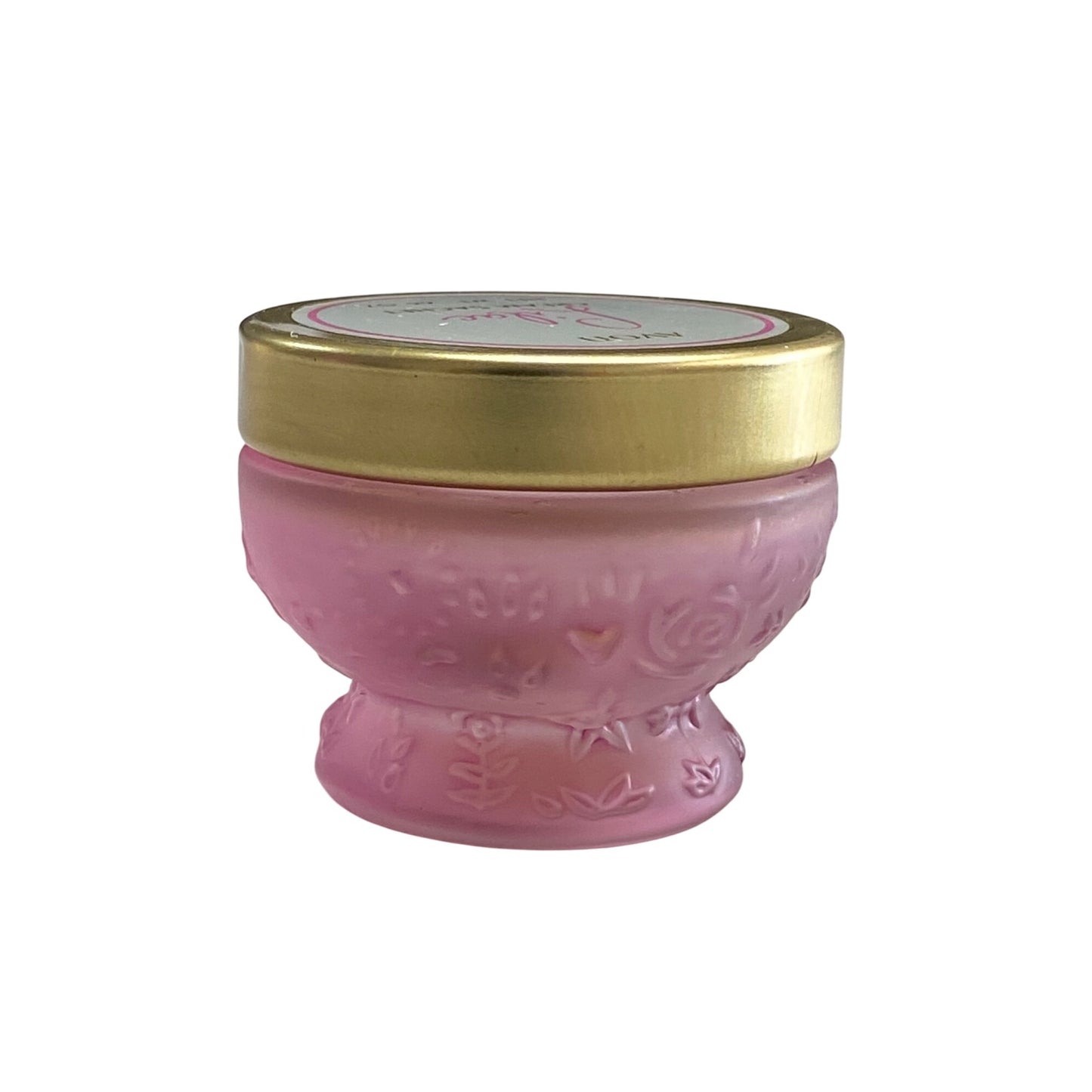 Avon Sachet Empty Pink Glass