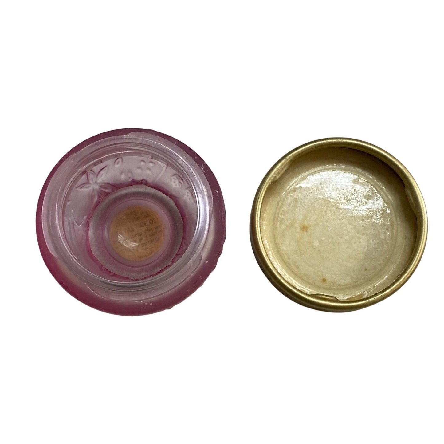 Avon Sachet Empty Pink Glass