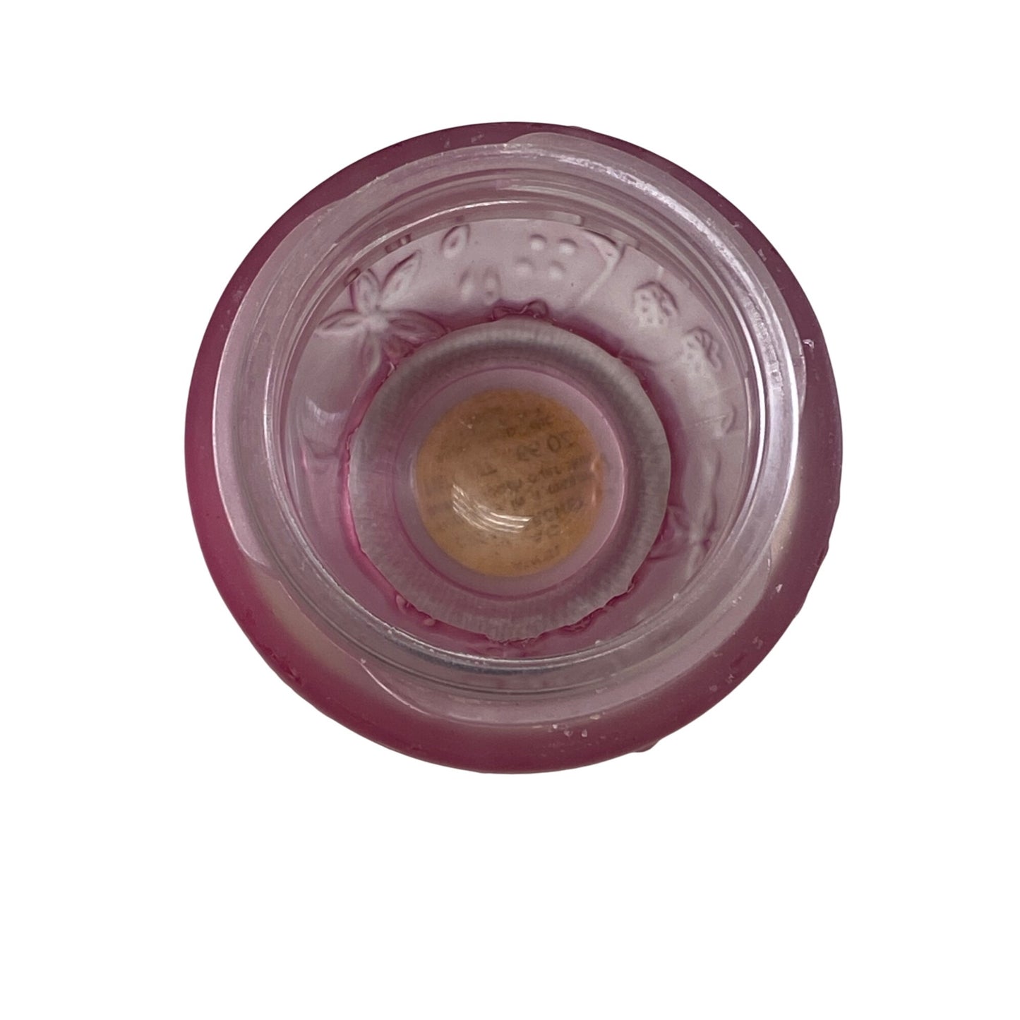 Avon Sachet Empty Pink Glass
