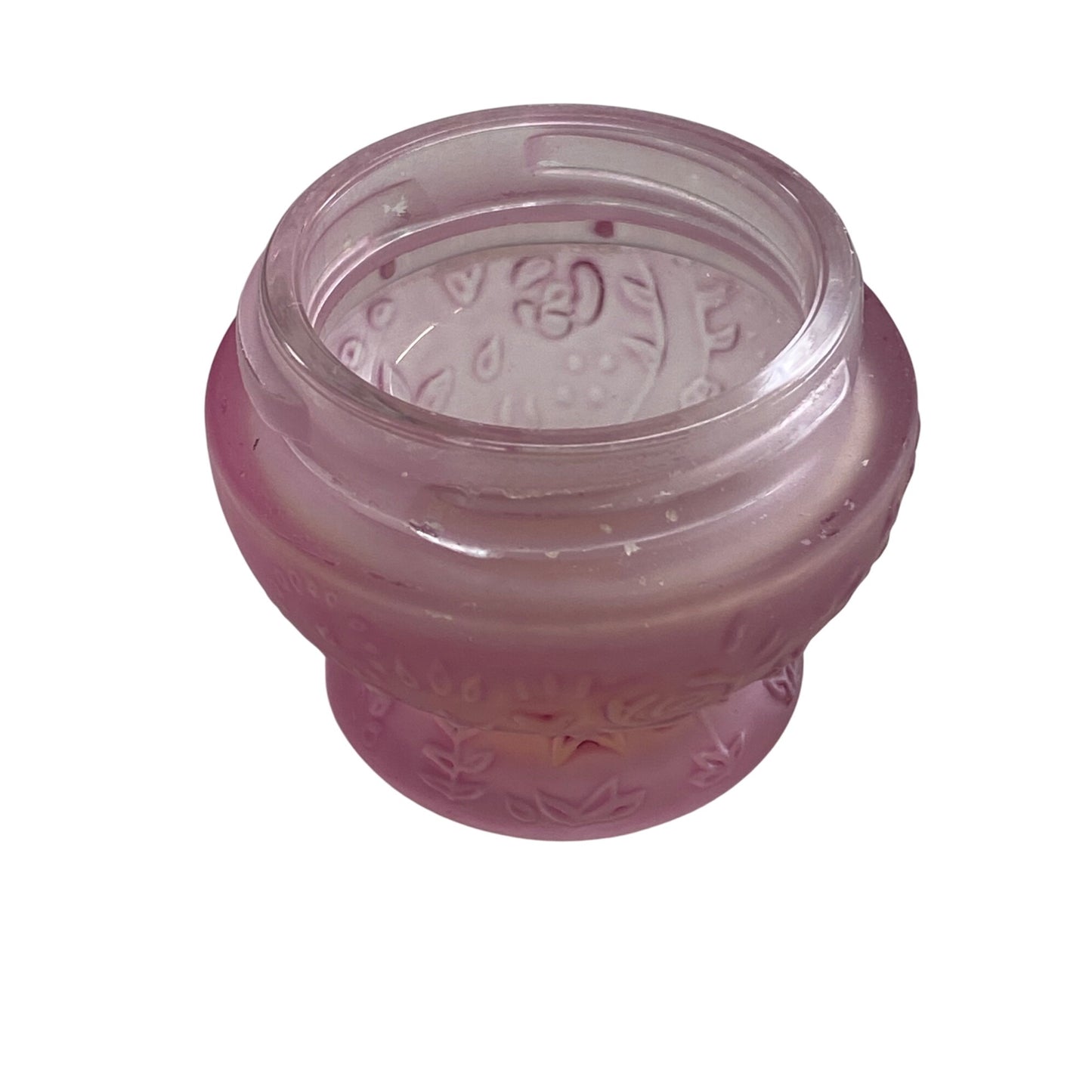 Avon Sachet Empty Pink Glass