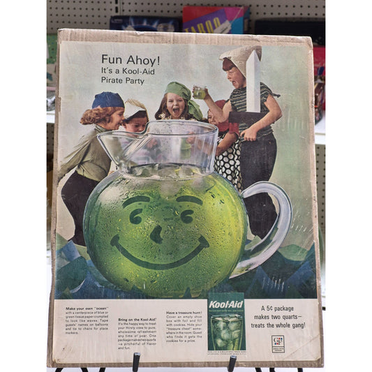 Vintage 1964 Kool-Aid Pirate Party Ad