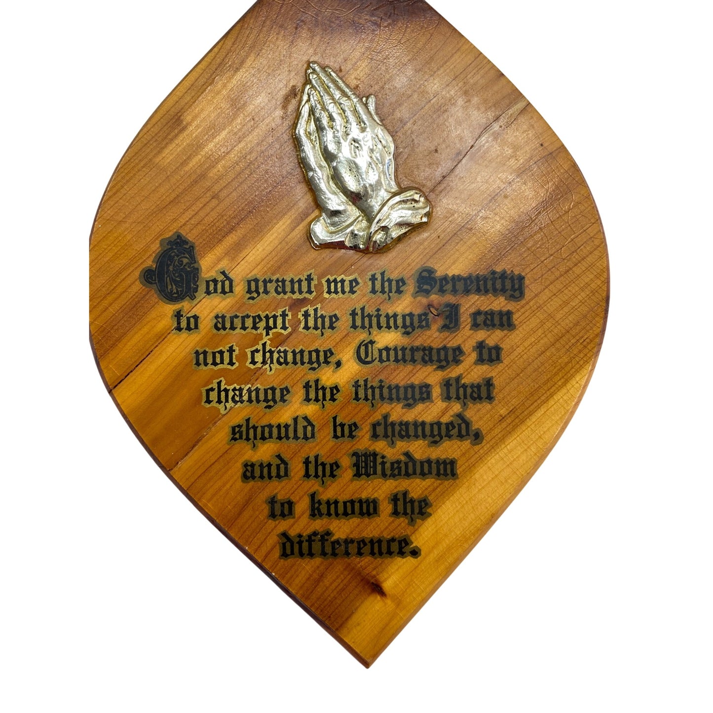Serenity Prayer Wall Plaque