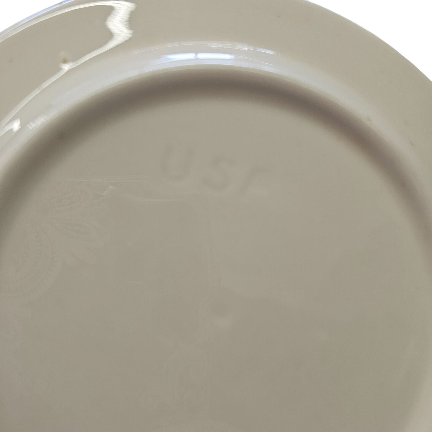 Ceramic Saucers Set Of 5 Made In USA