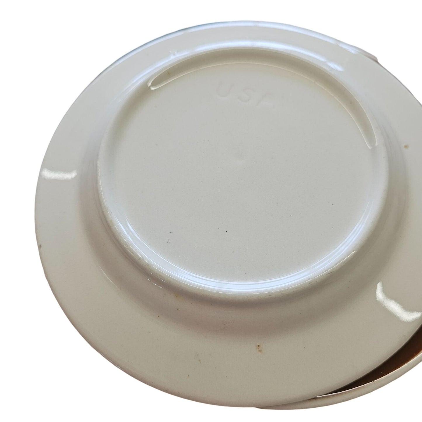 Ceramic Saucers Set Of 5 Made In USA