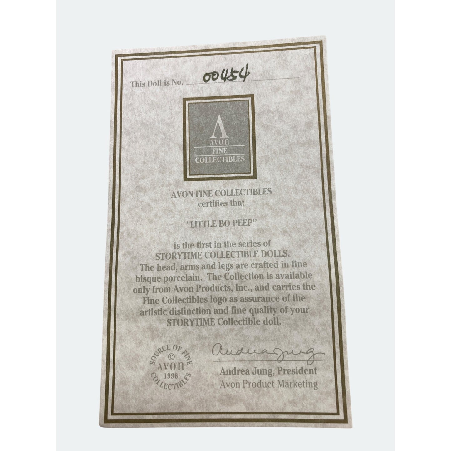 Little Bo Peep Porcelain Doll