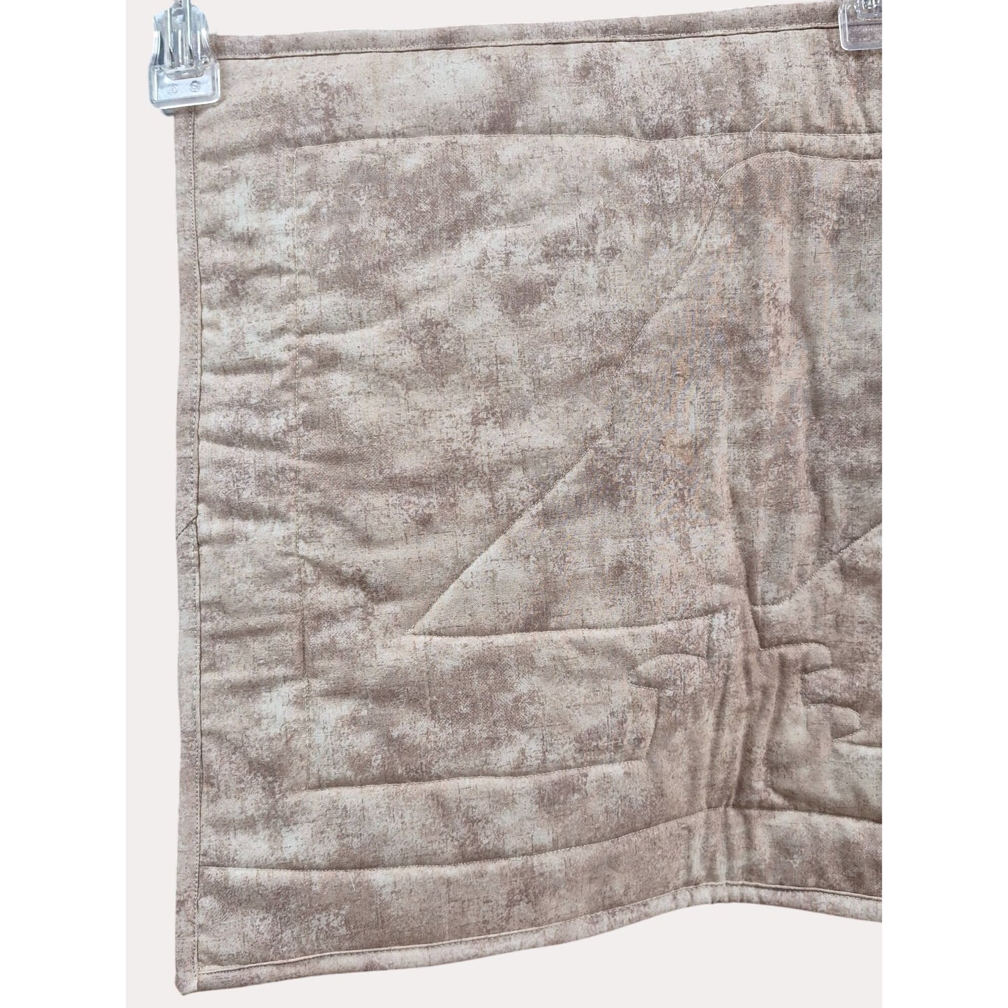 NEW Handmade Quilted Winter Table Runner With Snowman & Black Birds In Santa Hats