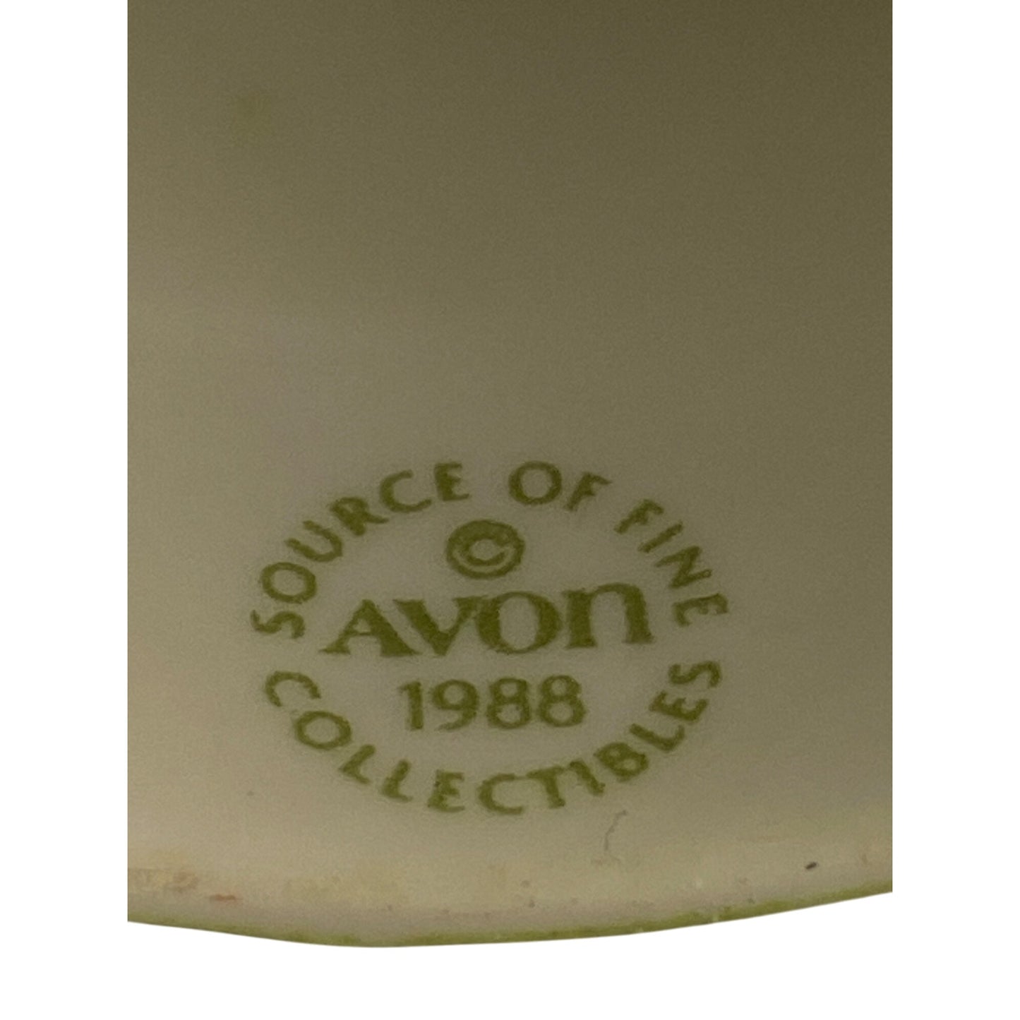 Vintage Avon 1988 Figurine Of A Woman Holding Baby In Pastel Dress & Bow Detail “A Mother’s Love “ Bell