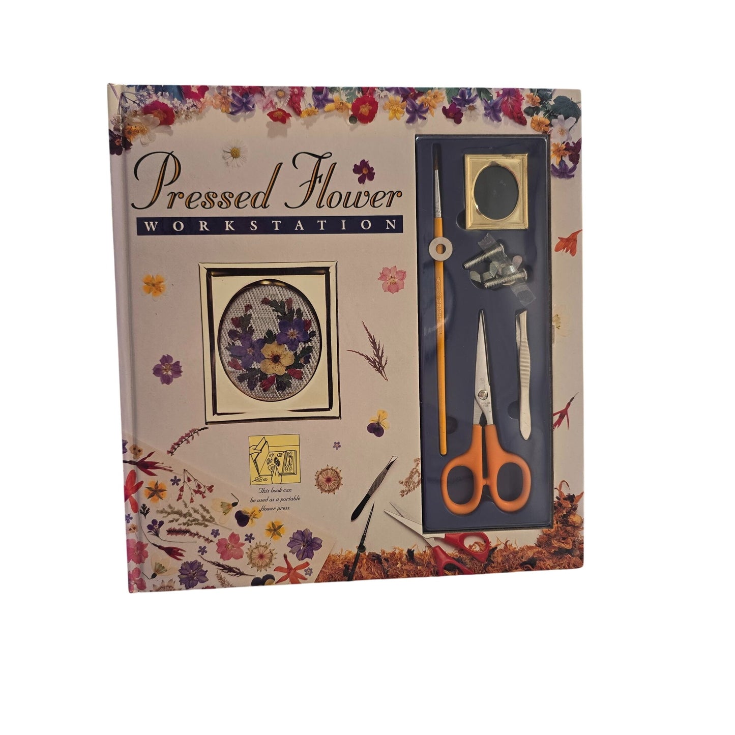 Pressed Flower Workstation Book & Kit For Beginners Ages 8+