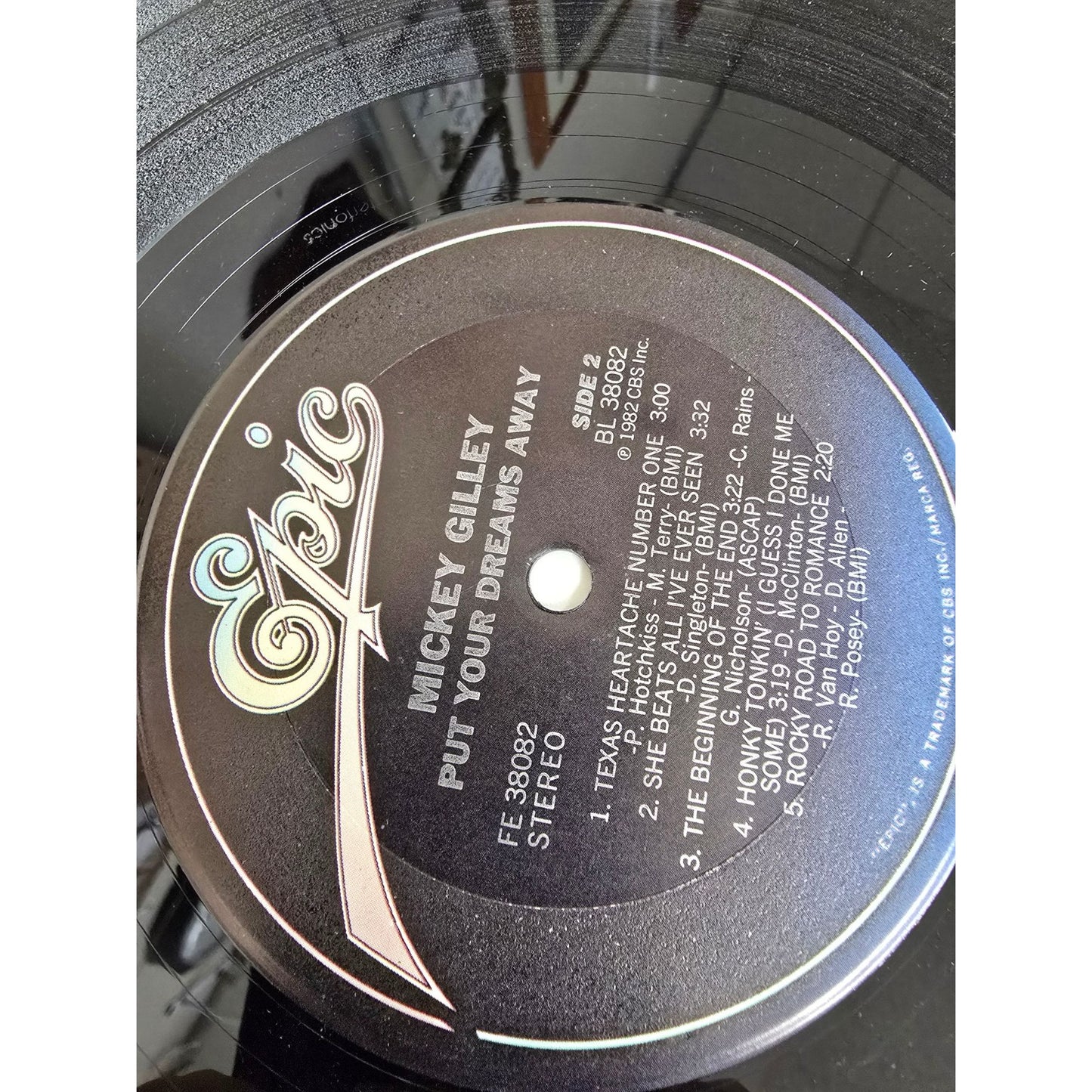 Mickey Gilley Put Your Dreams Away Vinyl Record 1982 Epic