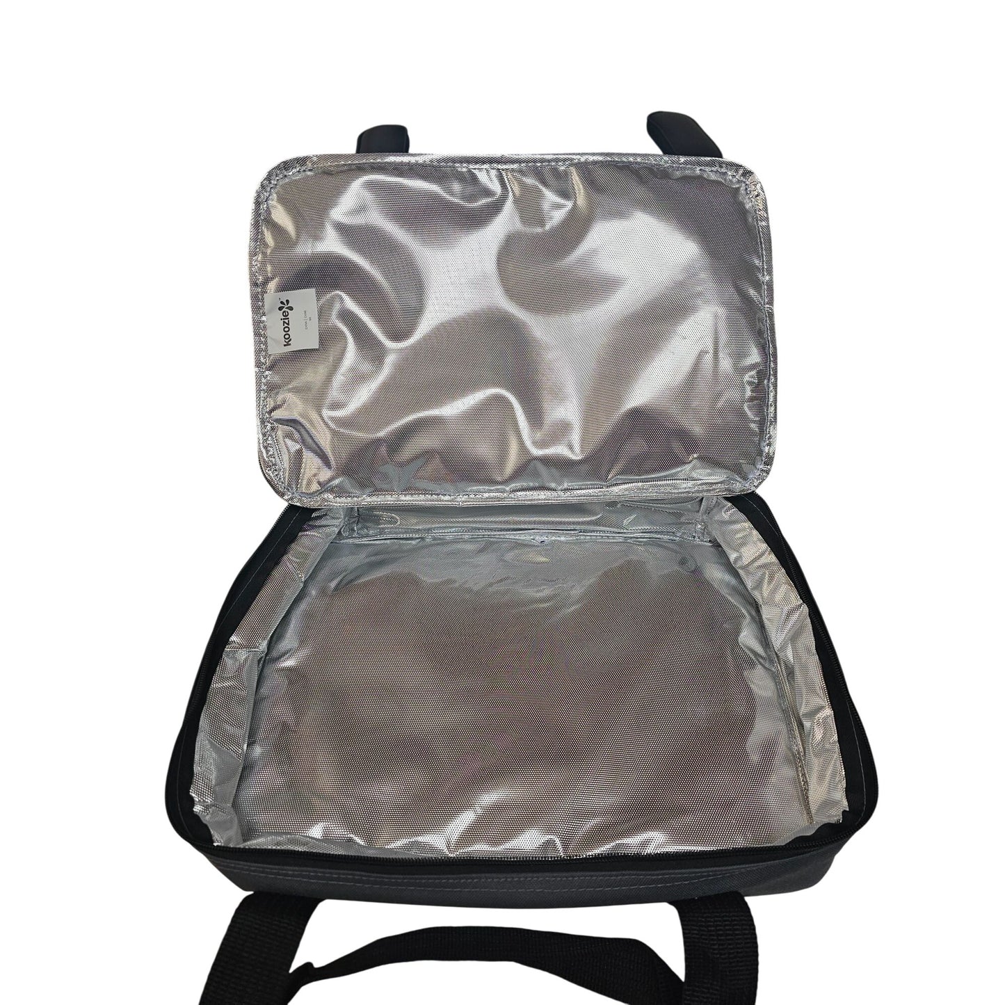 Bauer Design Build Gray Koozie Insulated Cake Pan Bag Dual Zipper & Handle Durable Cooler Tote