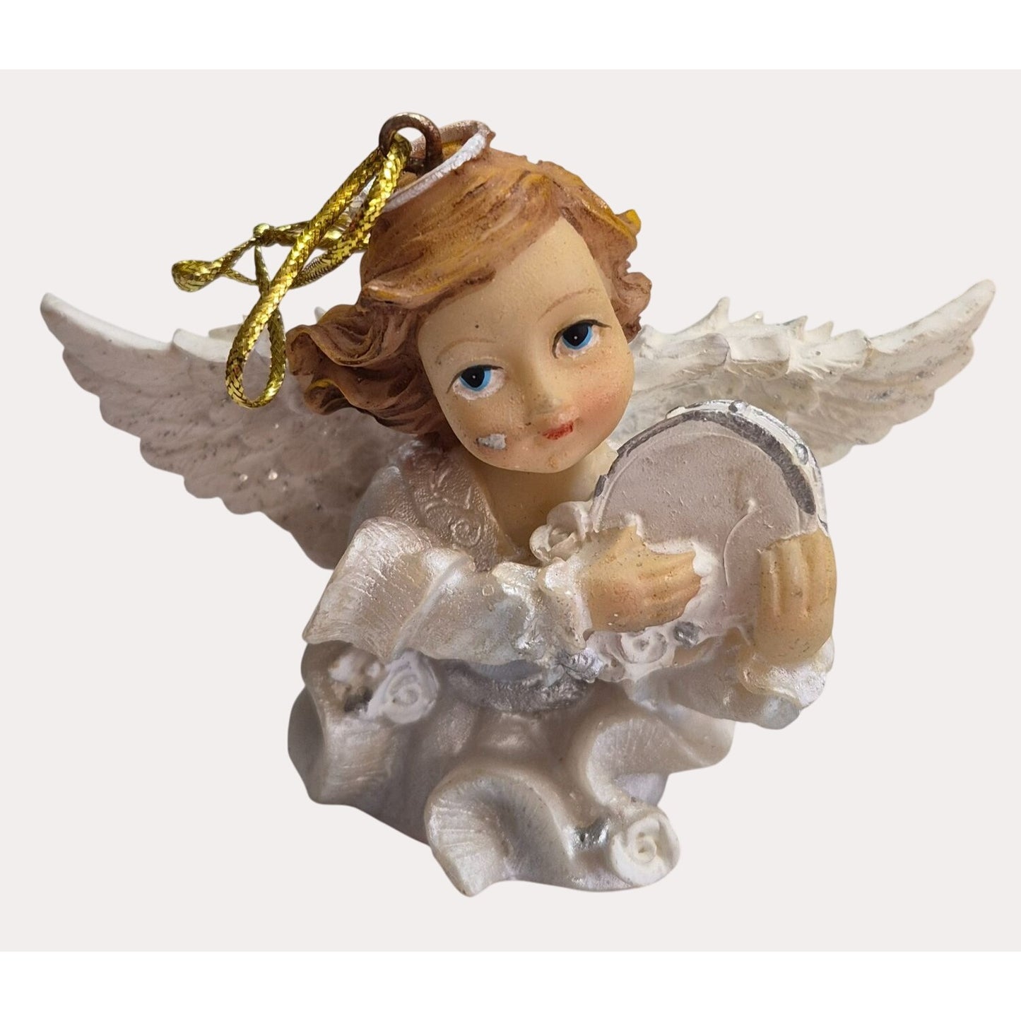 Angel Christmas Ornaments Playing Musical Instruments Set 3
